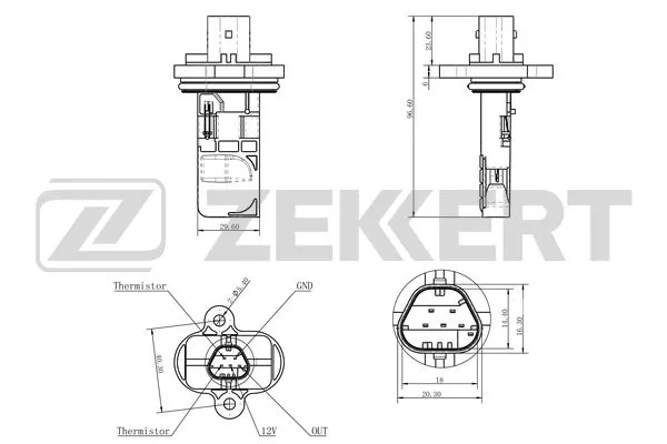 Mass Air Flow Sensor (SE-1008)