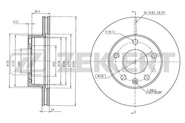 Brake Disc (BS-5423)