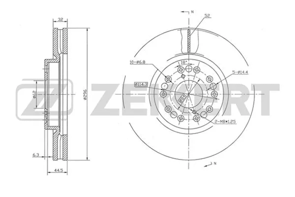 Brake Disc (BS-5498)