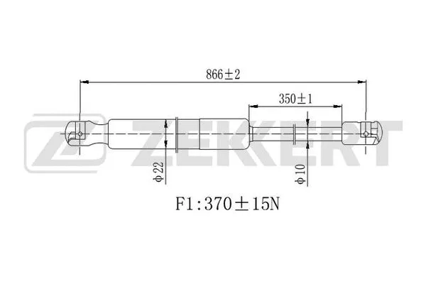 Gas Spring, boot/cargo area (GF-2361)