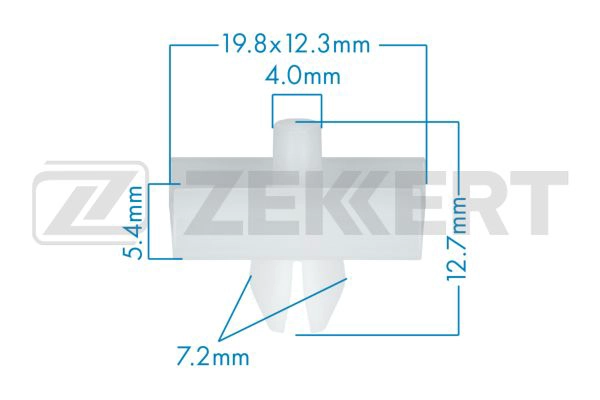 Clip, trim/protection strip (BE-3663)