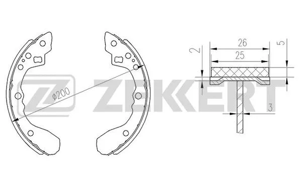 Brake Shoe Set