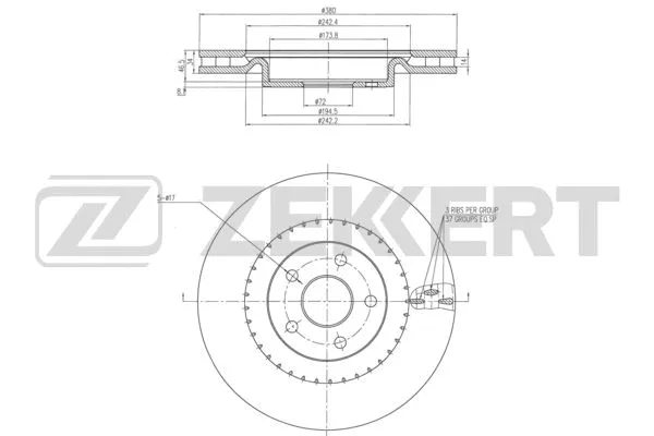Brake Disc (BS-6362)