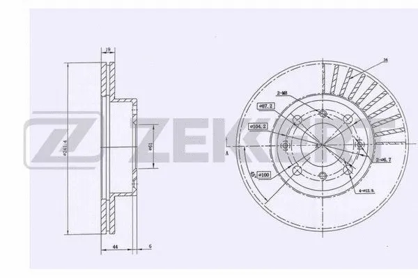 Brake Disc (BS-6047)