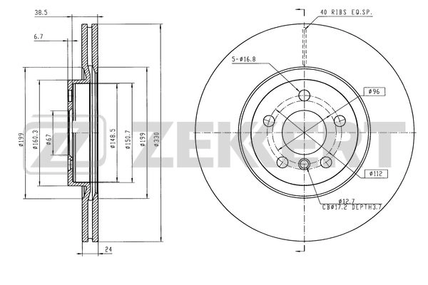 Brake Disc (BS-6605)