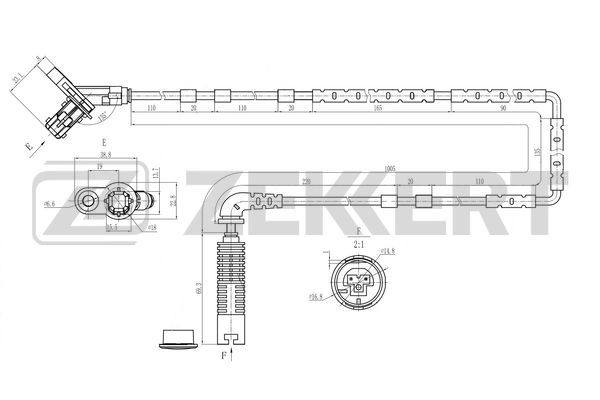 Sensor, wheel speed (SE-6208)