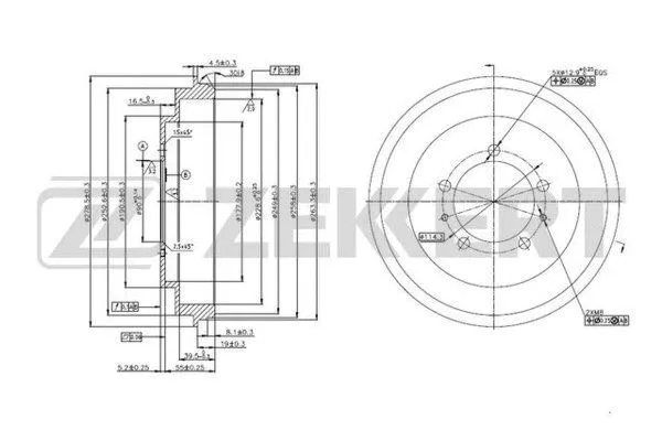 Brake Drum (BS-5541)