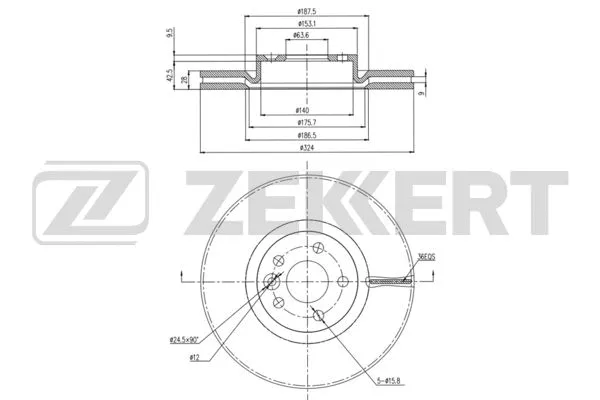 Brake Disc (BS-6257)