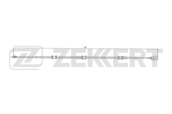 Warning Contact, brake pad wear (BS-8111)