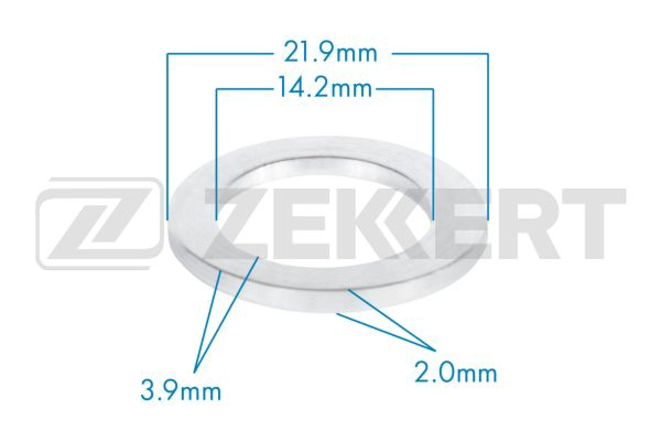 Seal Ring, oil drain plug (BE-3667)