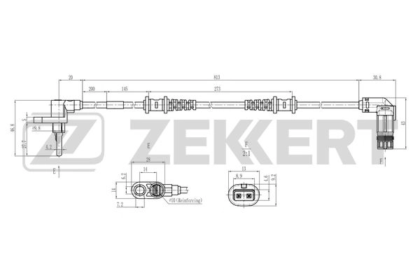 Sensor, wheel speed (SE-6223)