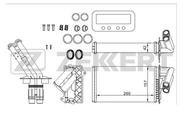 Heat Exchanger, interior heating (MK-5069)