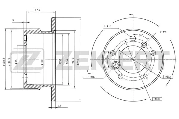 Brake Disc (BS-5200B)