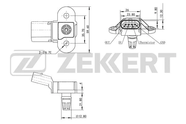 Sensor, intake manifold pressure (SE-1030)