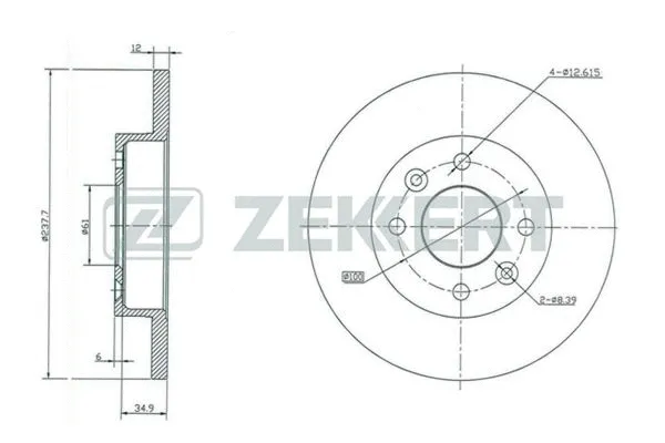 Brake Disc (BS-5105)