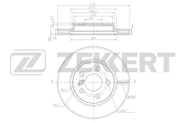 Brake Disc (BS-6477)