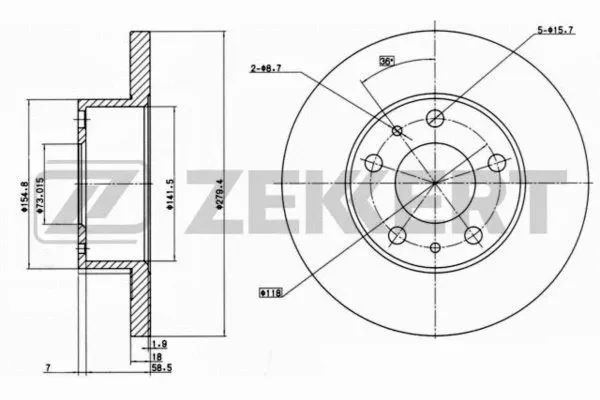 Brake Disc (BS-6147)