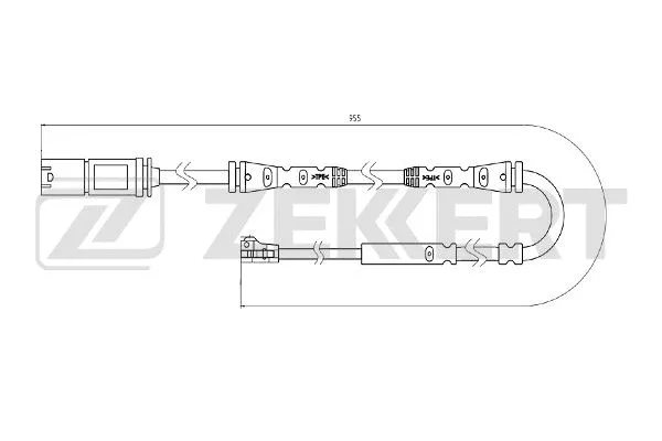 Warning Contact, brake pad wear (BS-8099)
