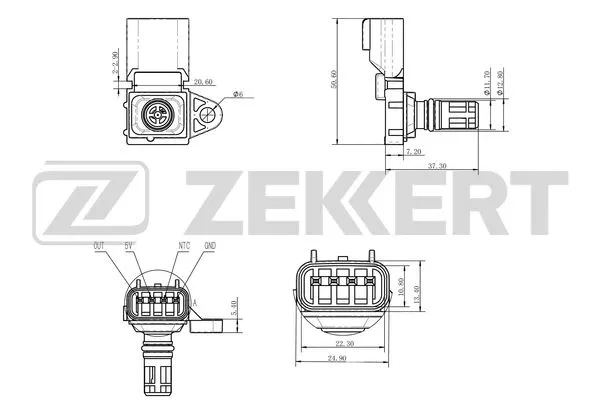 Sensor, intake manifold pressure (SE-1036)