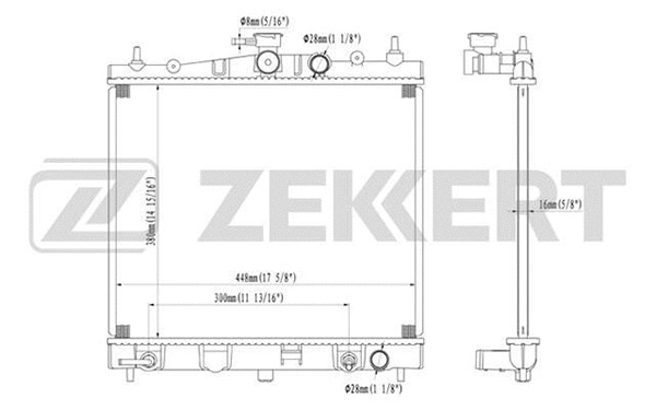 Radiator, engine cooling (MK-1179)