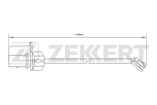 Warning Contact, brake pad wear (BS-8097)
