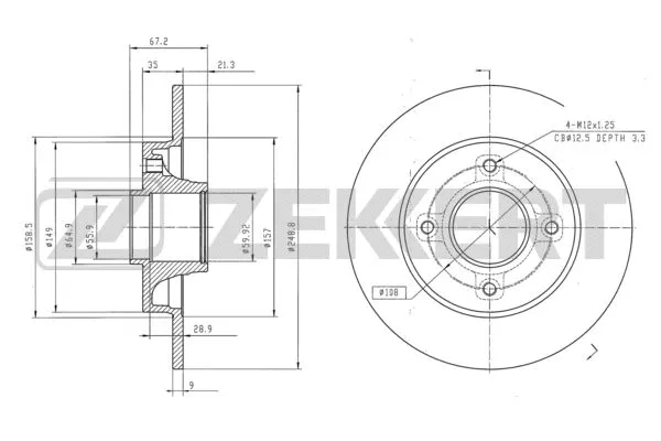 Brake Disc (BS-5216)