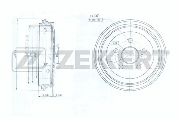Brake Drum (BS-5584)