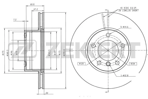 Brake Disc (BS-5209B)