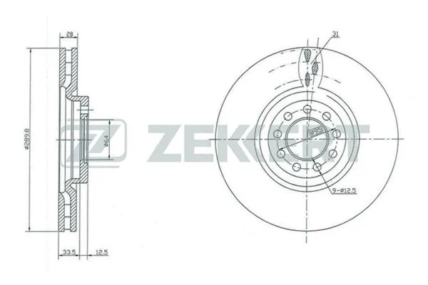 Brake Disc (BS-5447)
