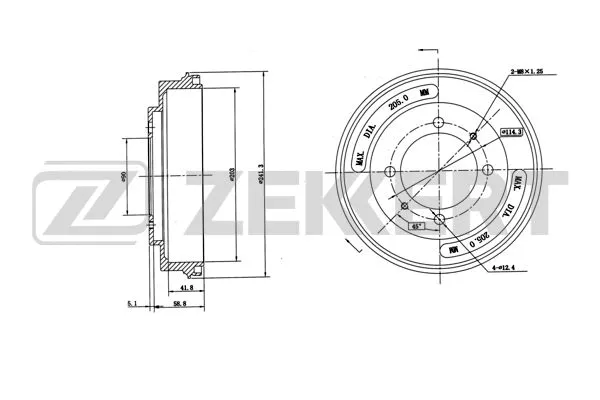 Brake Drum (BS-5154)