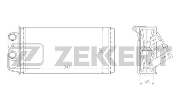 Heat Exchanger, interior heating (MK-5036)