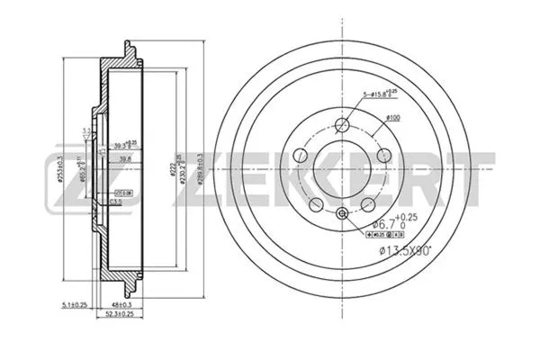 Brake Drum (BS-5155)