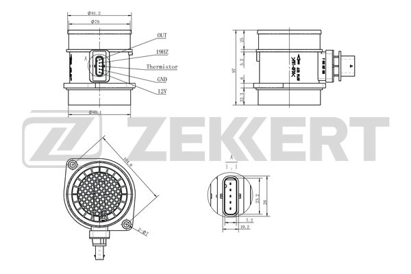 Sensor, intake manifold pressure (SE-1094)