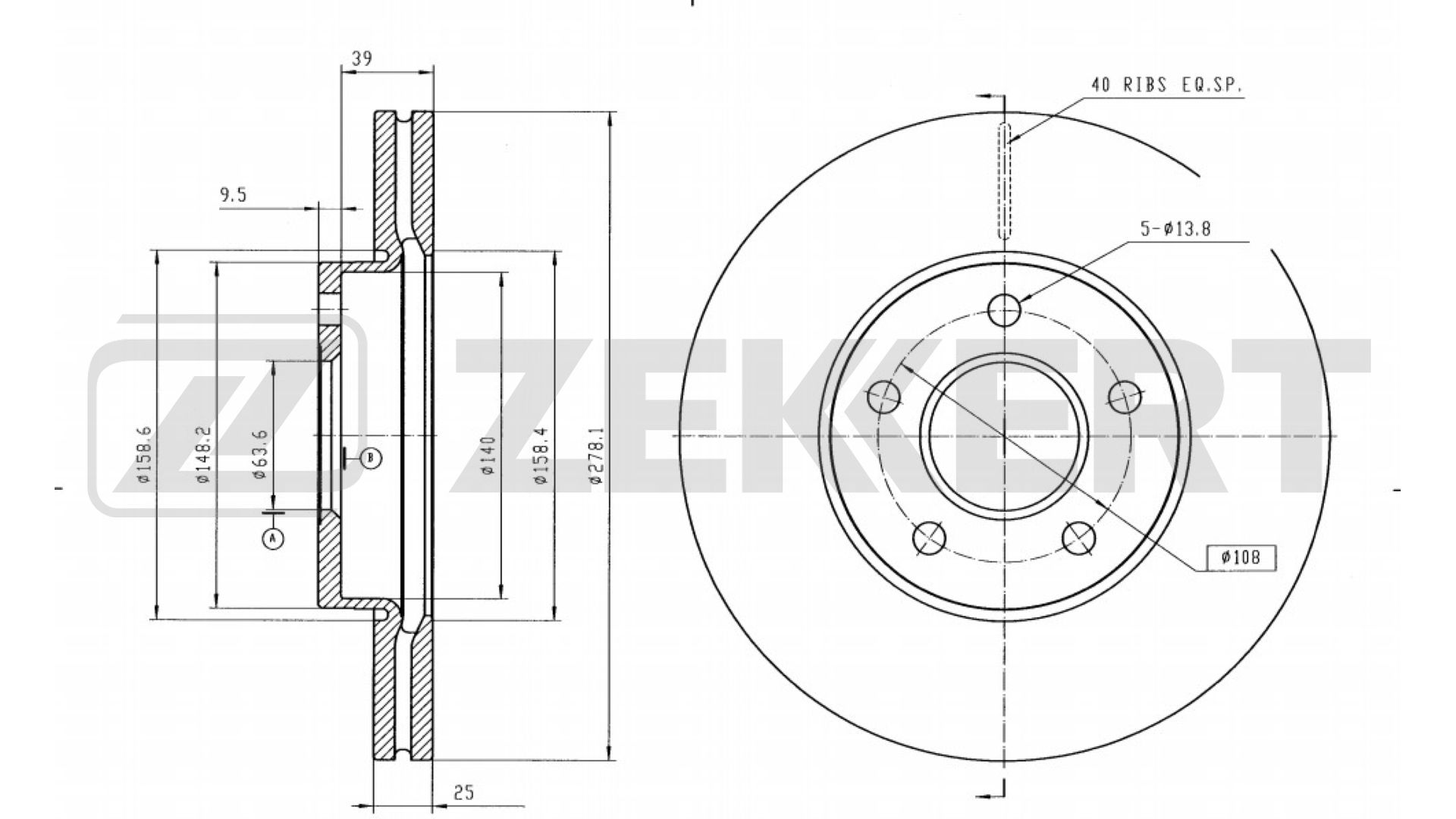 Brake Disc (BS-5005B)