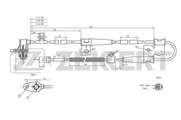 Sensor, wheel speed (SE-6094)