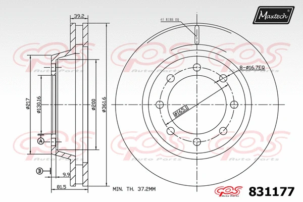 Brake Disc (811228)