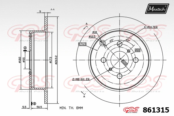 Steering Knuckle, wheel suspension (5271062)