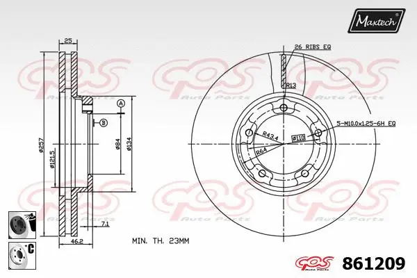 Repair Kit, brake caliper (70200200)