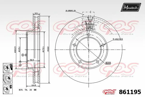 Brake Disc (855032)
