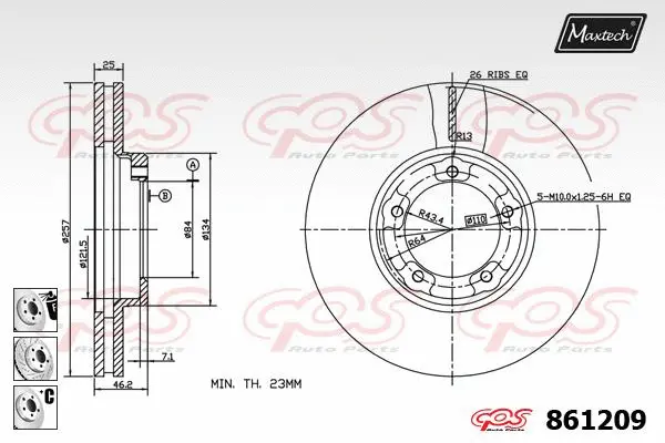 Guide Sleeve Kit, brake caliper (70160007)