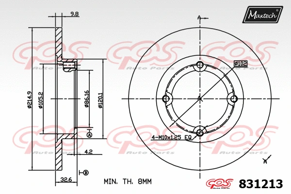 Brake Disc (827051)