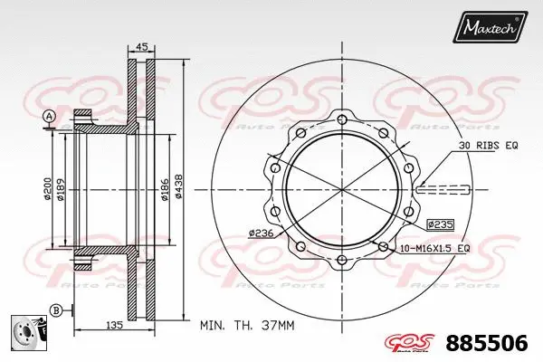 Brake Disc (855105)