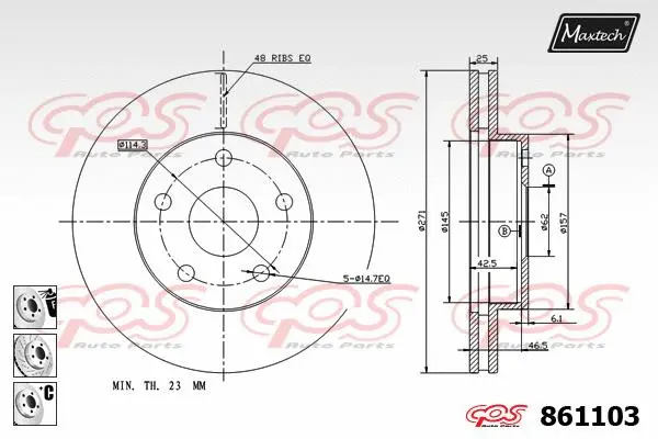 Brake Disc (861093)