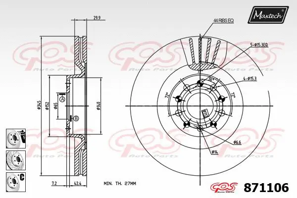 Steering Knuckle, wheel suspension (5271035)
