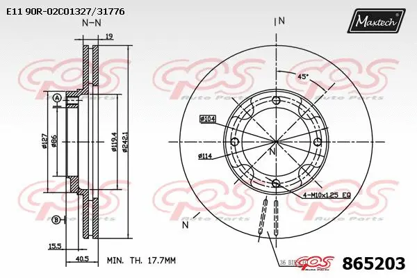 Repair Kit, brake caliper (70200236)
