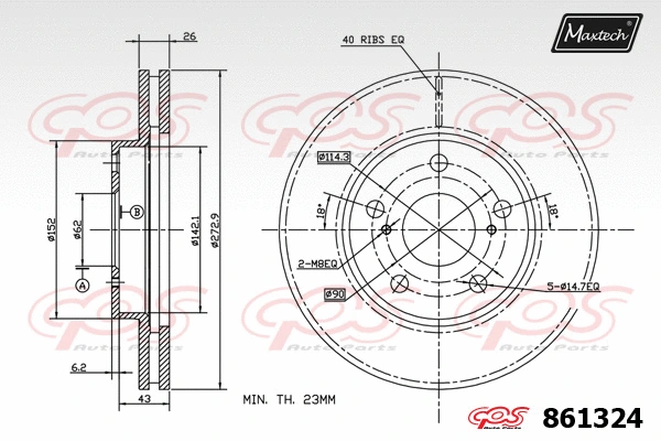 Brake Caliper (6273507)