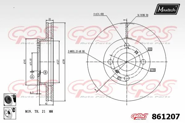 Brake Disc (871052)