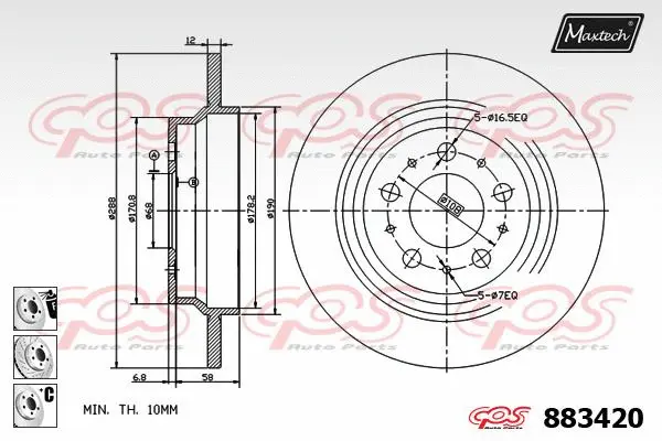 Brake Disc (873503)