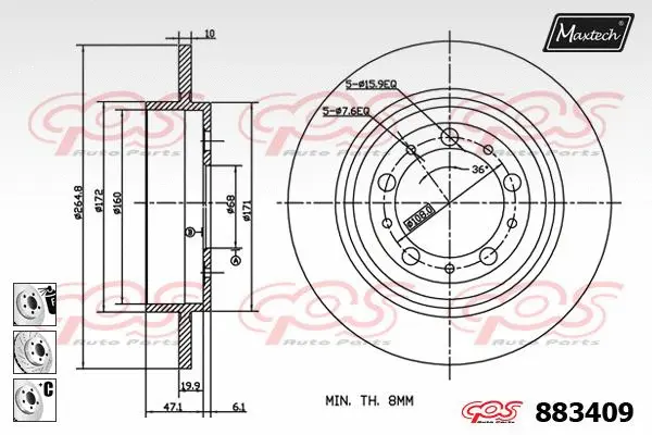 Brake Disc (871103)