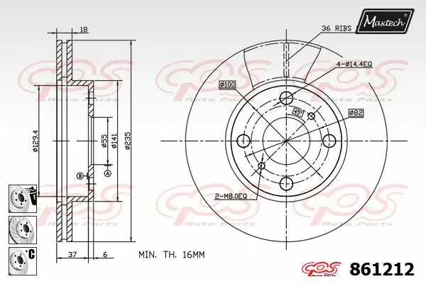 Brake Disc (851095)